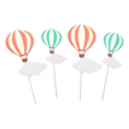 Load image into Gallery viewer, Hot Air Balloon Cake Toppers Set
