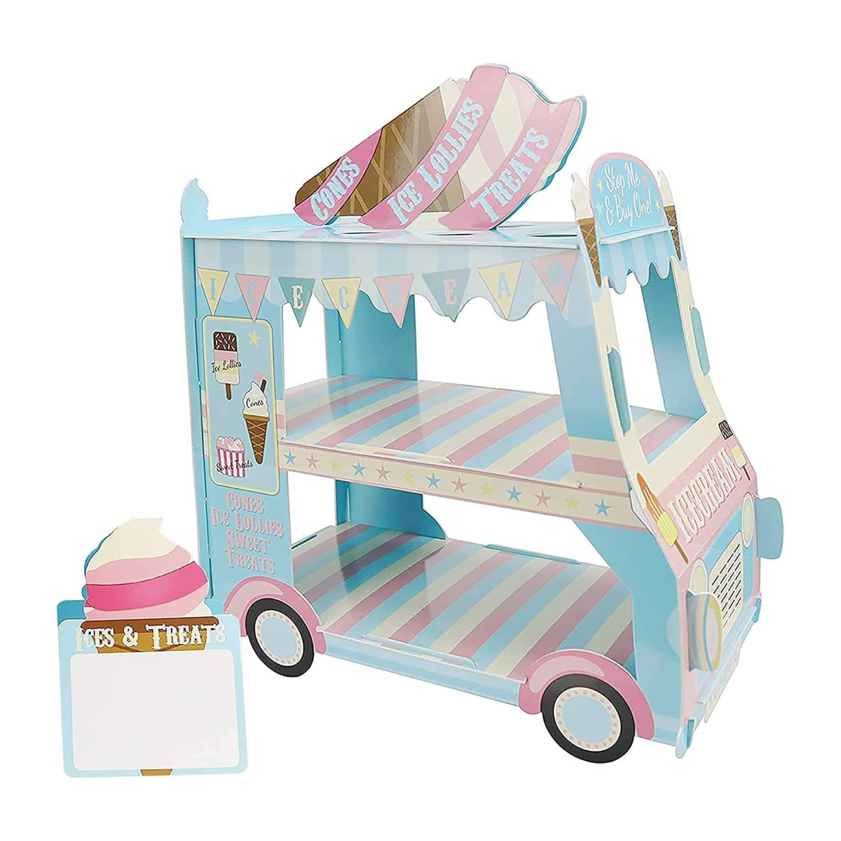 Candy Land Theme 3-Tier Van Cupcake Stand