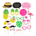 Load image into Gallery viewer, Flamingo Theme Party Photo Booth Props Set
