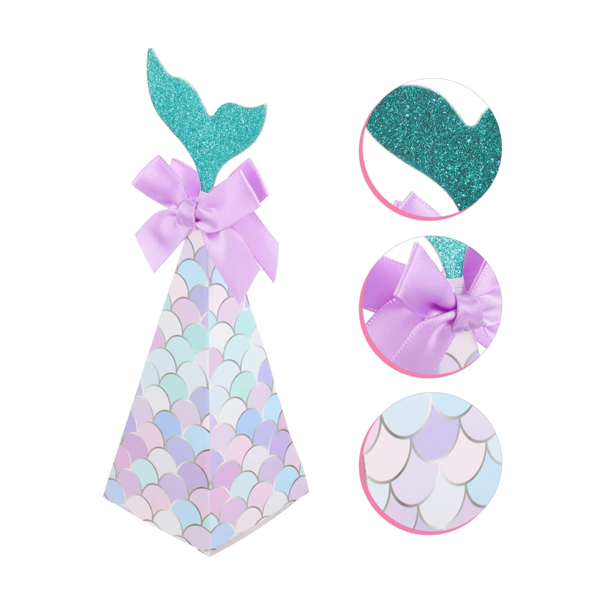 Mermaid Shining Tails Paper Candy Box