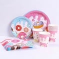 Load image into Gallery viewer, Candy Land Theme Birthday Party Tableware Set
