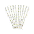 Load image into Gallery viewer, Golden Shimmer Paper Straws Set
