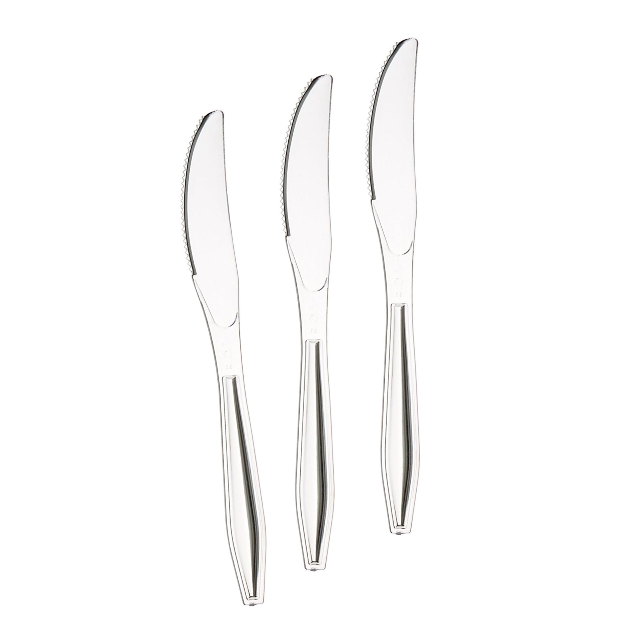 Mermaid Theme Party Clear Plastic Cutlery Set (Knives)