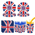 Load image into Gallery viewer, London Coronation Theme Tableware Set

