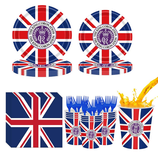 London Coronation Theme Tableware Set