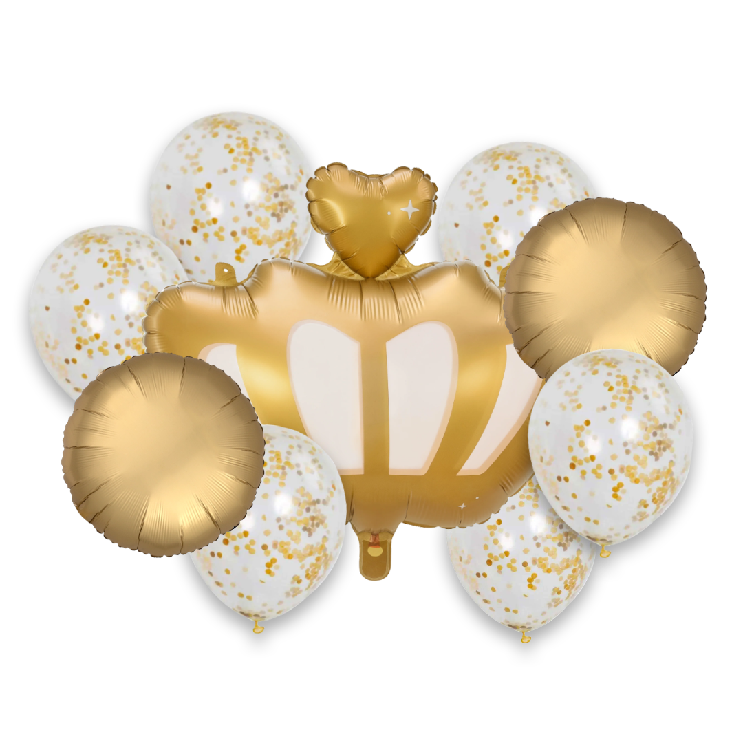 Golden Crown Foil Balloon