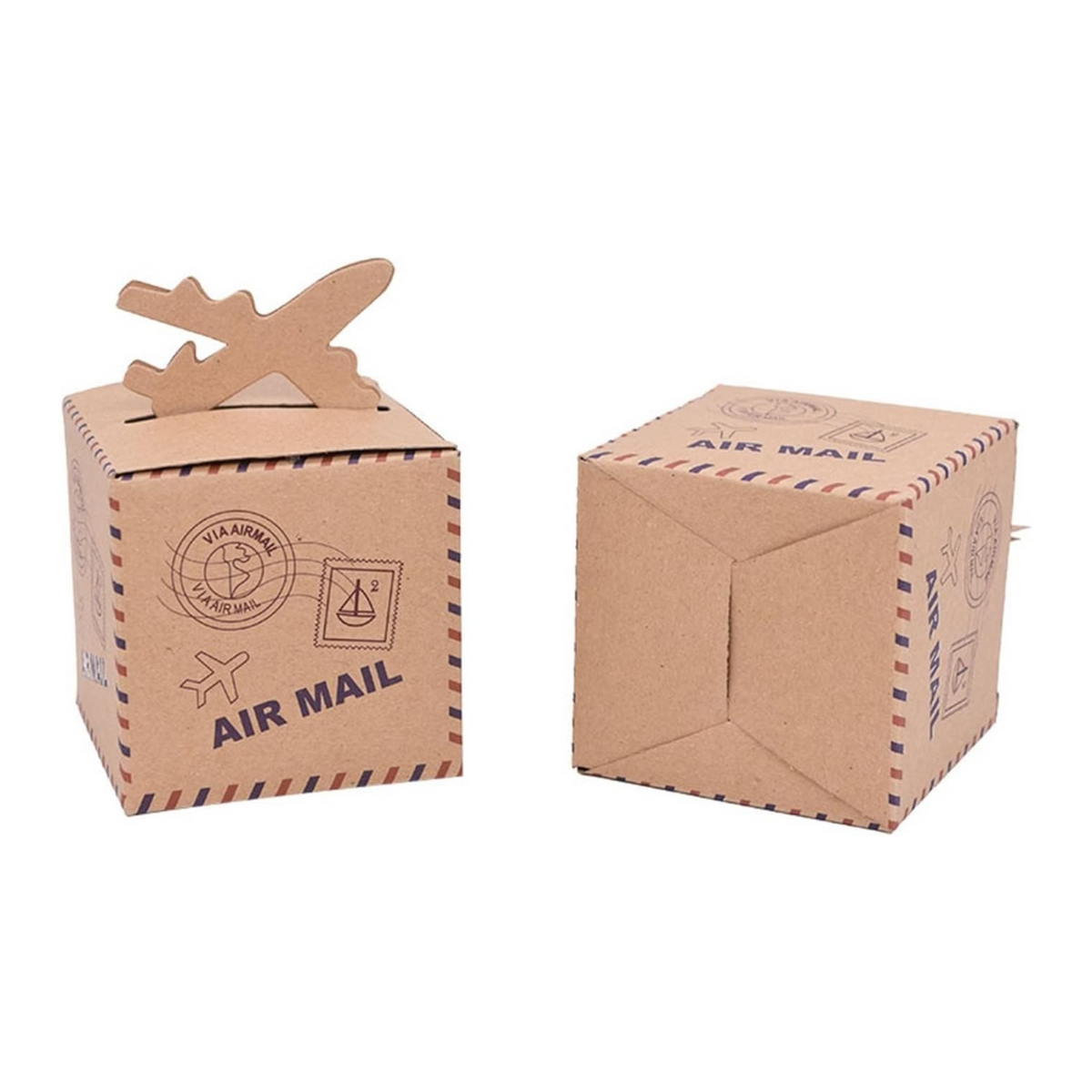 Aircraft-Shape Paper Favor Box Sets