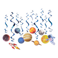 Load image into Gallery viewer, Outer Space Theme Party Hanging Swirl
