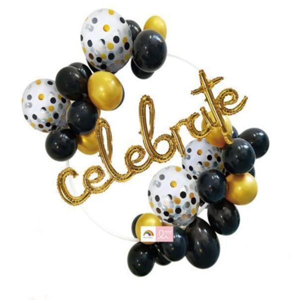 Celebrate Script Phrase 59" Balloon (Non-Inflated)