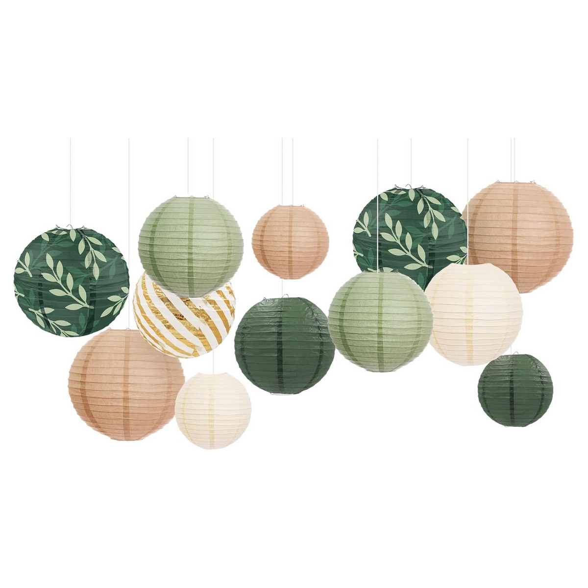 Safari Theme Party Decorations Paper Lanterns Set