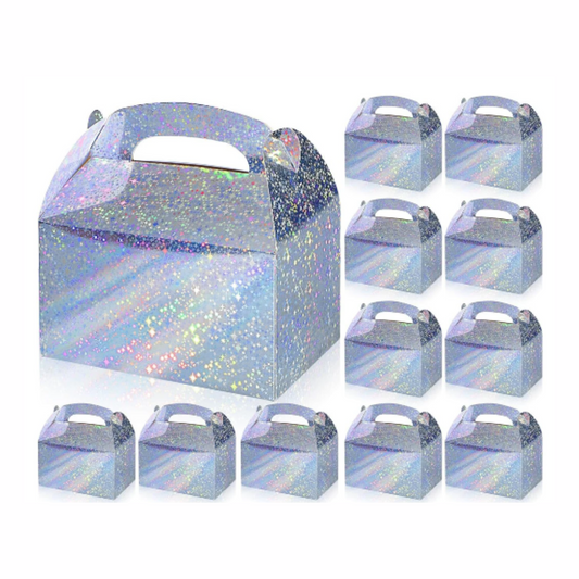 Metallic Iridescent Gift Boxes Set