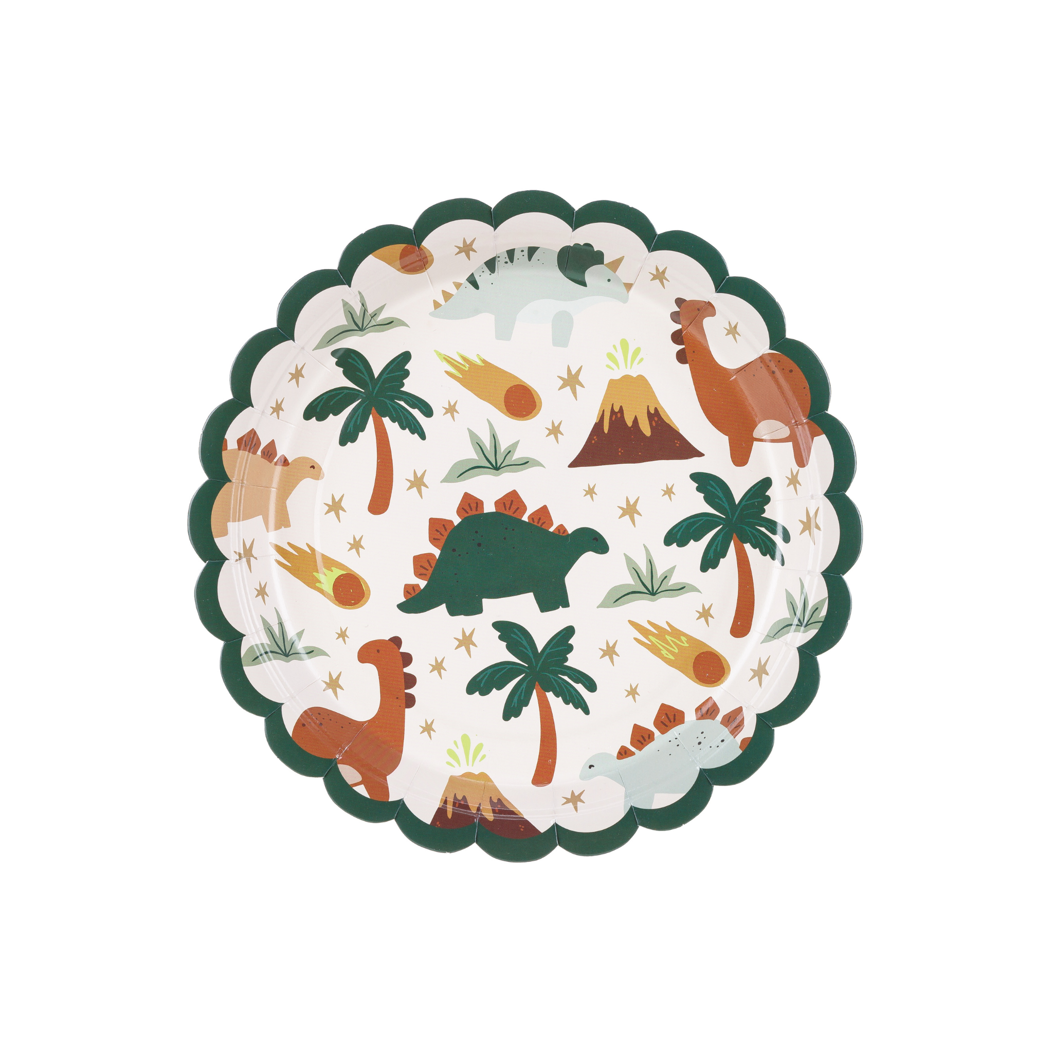 Dinosaur Adventure Party Paper Plates Set