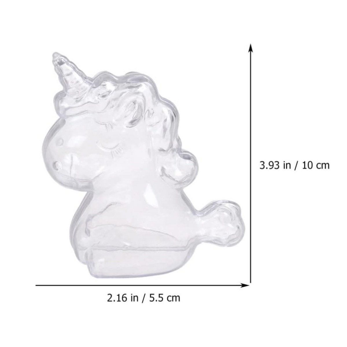 Unicorn Clear Plastic Candy Boxes Set
