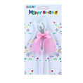Load image into Gallery viewer, Ballerina Birthday Girl Wax Cake Candle

