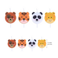 Load image into Gallery viewer, Cute Animal Birthday Candles Set
