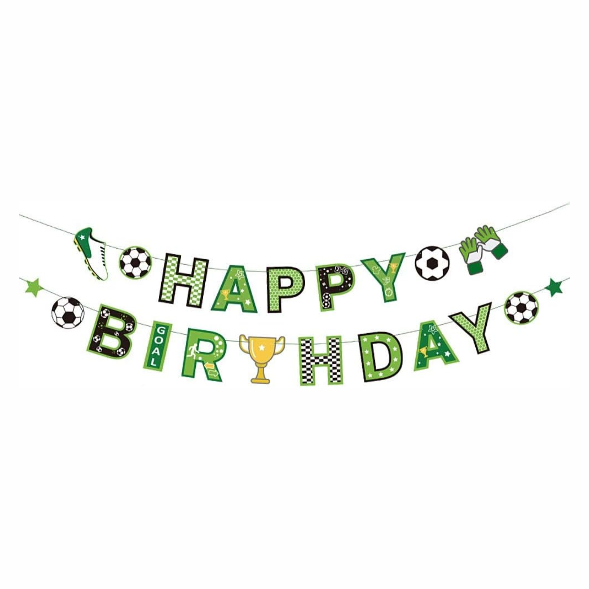 Soccer Happy Birthday Banner