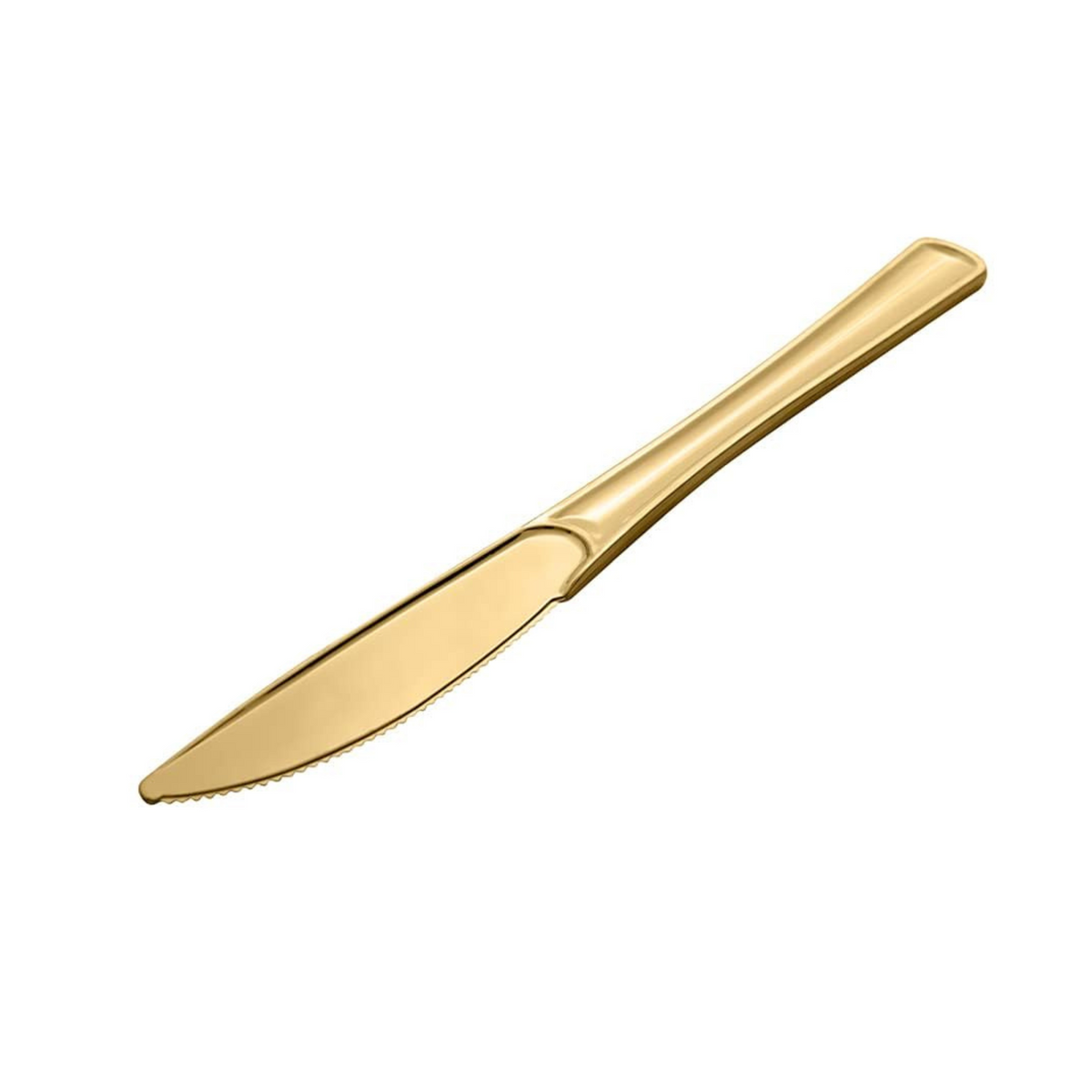 Gold and Black Theme Party Cutlery Set (Knives)