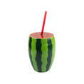 Load image into Gallery viewer, Watermelon Shaped Drinking Cup
