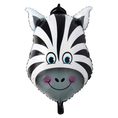 Load image into Gallery viewer, Animal Head Safari Foil Balloon (Zebra Head)
