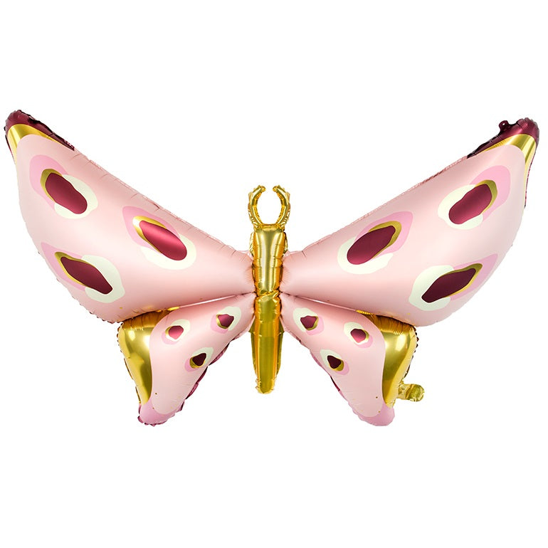 Pink & Gold Butterfly Foil Balloon