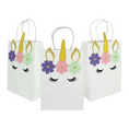 Load image into Gallery viewer, Gold Unicorn Paper Party Bags Set
