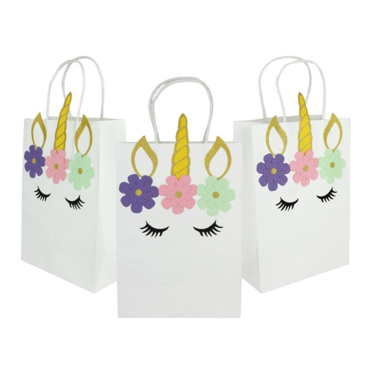 Unicorn Paper Party Bags Set