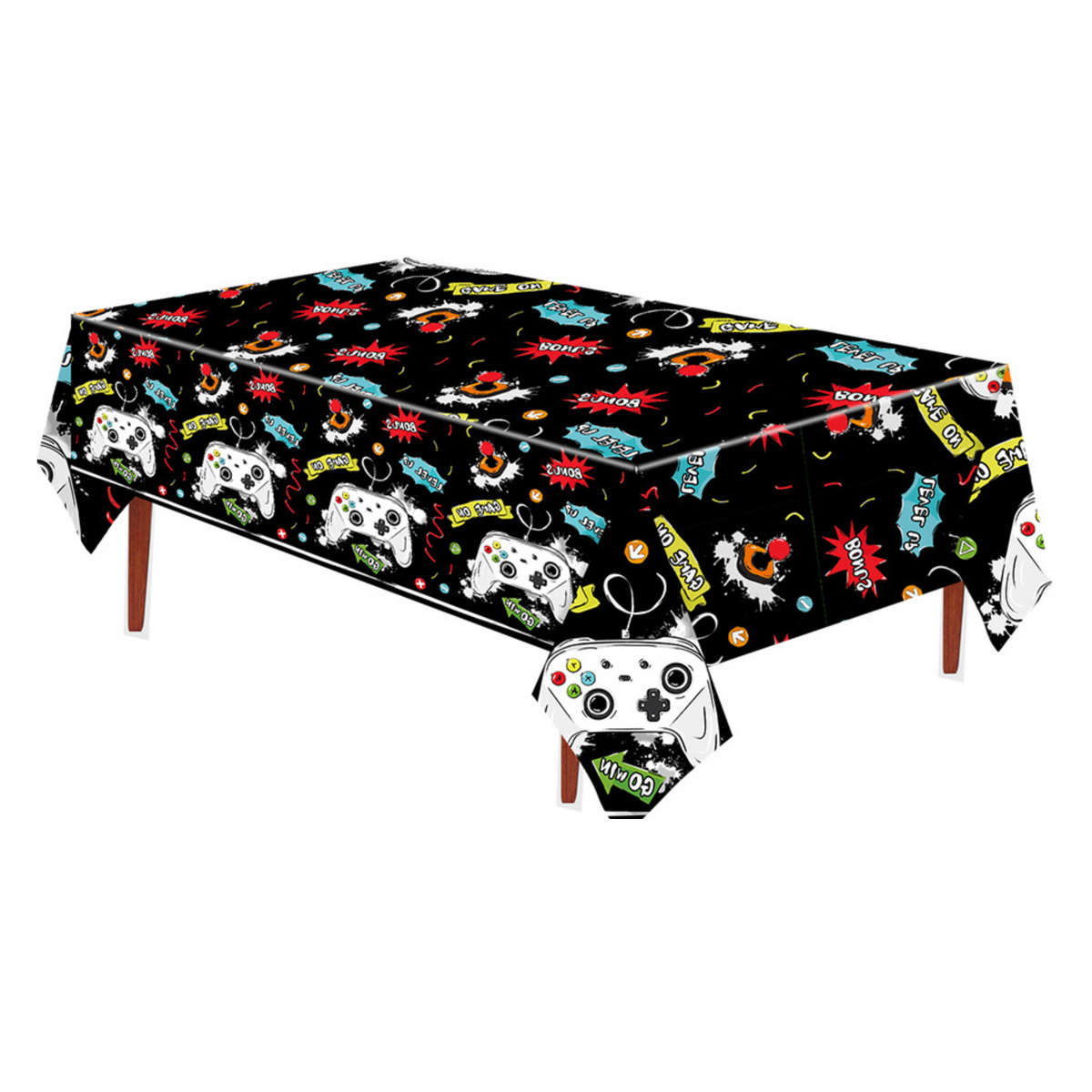 Gaming Theme Party Disposable Table Cover