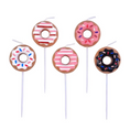 Load image into Gallery viewer, Cute Donut Shape Birthday Cake Candles Set
