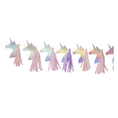 Load image into Gallery viewer, Iridescent Foiled Unicorn Tassel Garland
