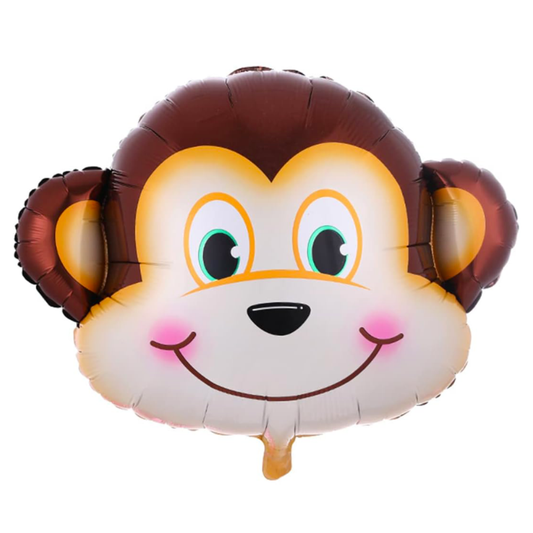 Animal Head Safari Foil Balloon (Monkey Head)