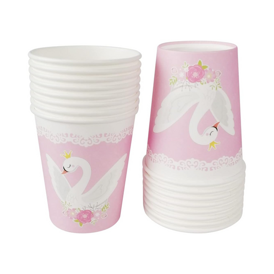 Pink Ballerina Theme Paper Cups Set