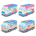 Load image into Gallery viewer, Ice Cream Truck-shaped Party Treat Boxes Set
