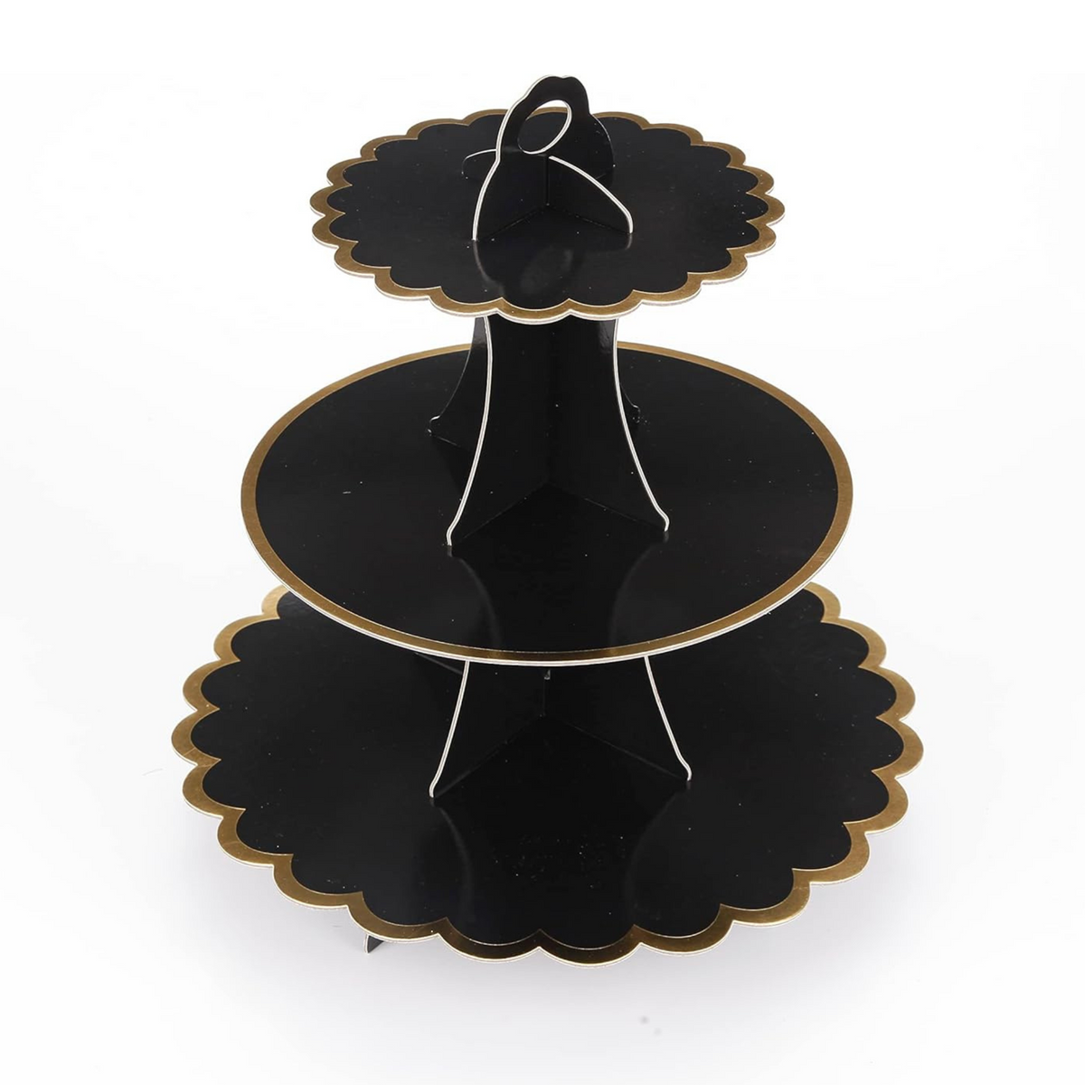 3-Tier Lace Trim Dessert Cupcake Stand
