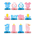 Load image into Gallery viewer, Baby Gender Reveal Honeycomb Table Centerpieces Set
