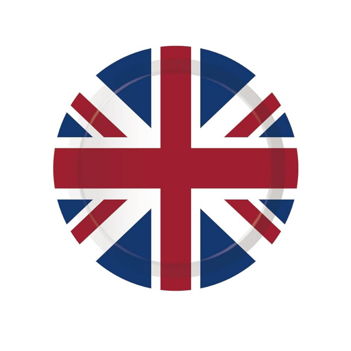 London Theme 9 Inch Paper Plates Set