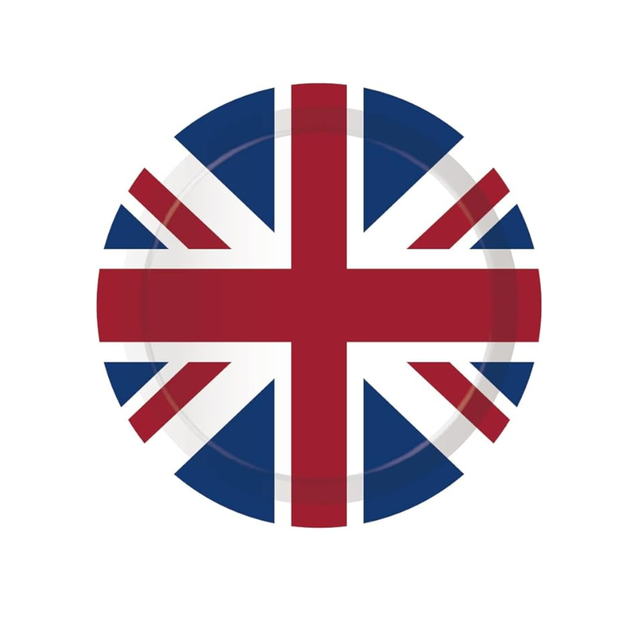 London Theme 9 Inch Paper Plates Set