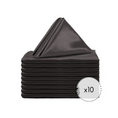 Load image into Gallery viewer, Black Satin Chic Cloth Napkins Set
