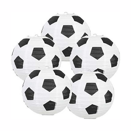 Decorative Soccer Ball Paper Lantern Sets