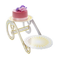 Load image into Gallery viewer, 2-Tier Pumpkin Carriage Cupcake Stand

