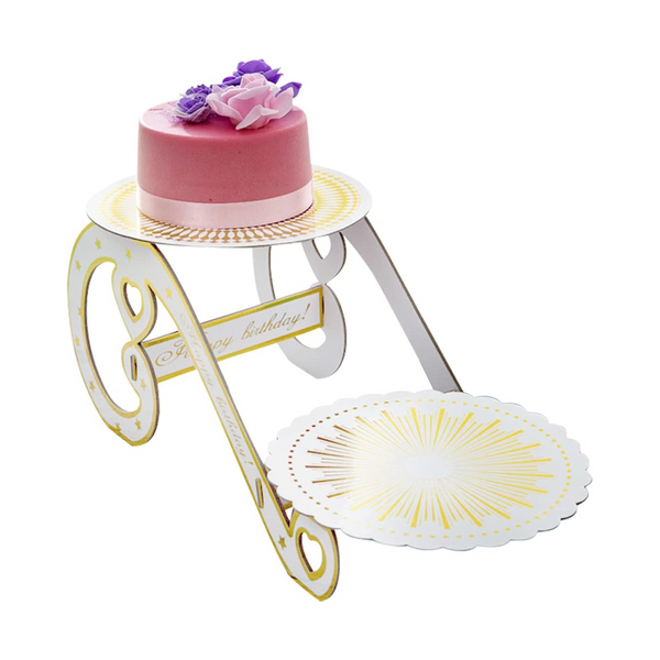 2-Tier Pumpkin Carriage Cupcake Stand