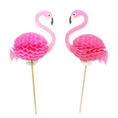 Load image into Gallery viewer, Flamingo Theme Party Cupcake Toppers Set
