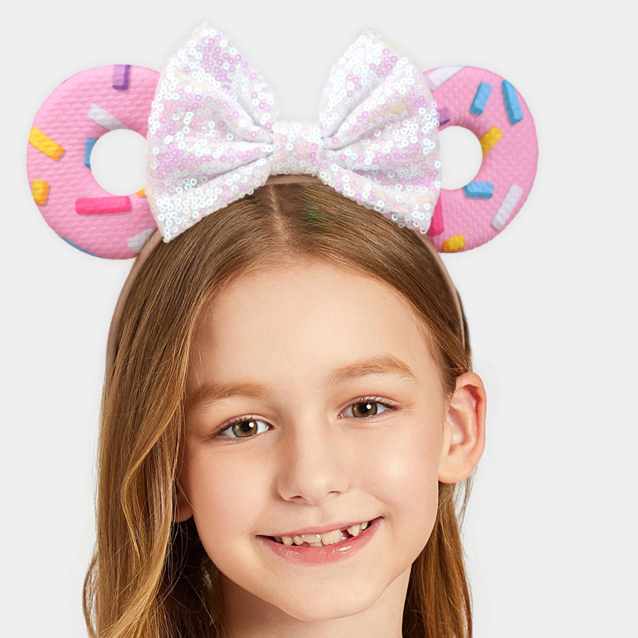 Sparkly Bows Donuts Ears Party Headband