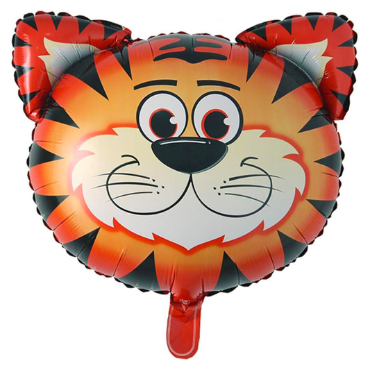 Animal Head Safari Foil Balloon (Tiger Head)