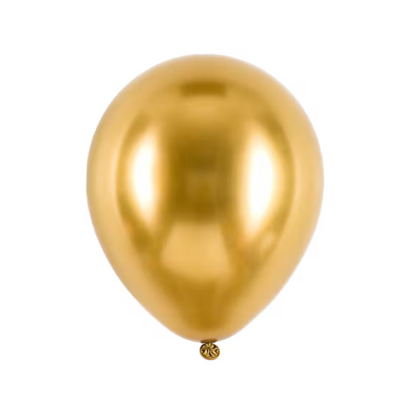 Helium 18 Inch Balloons (Chrome Gold)