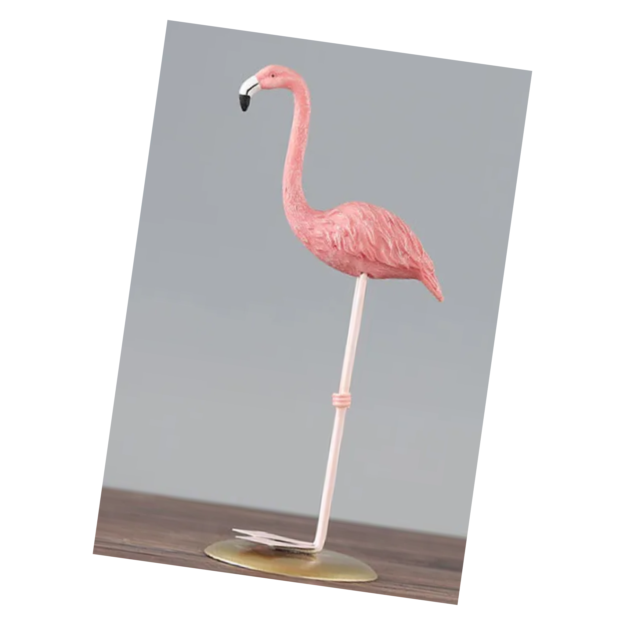 Resin Pink Flamingo Statue Figurine