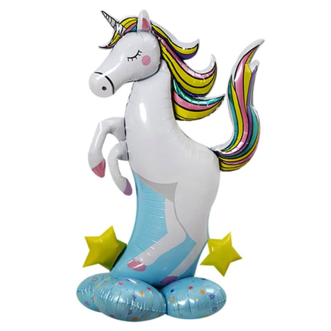 Giant Unicorn Foil Balloon - Self Standing