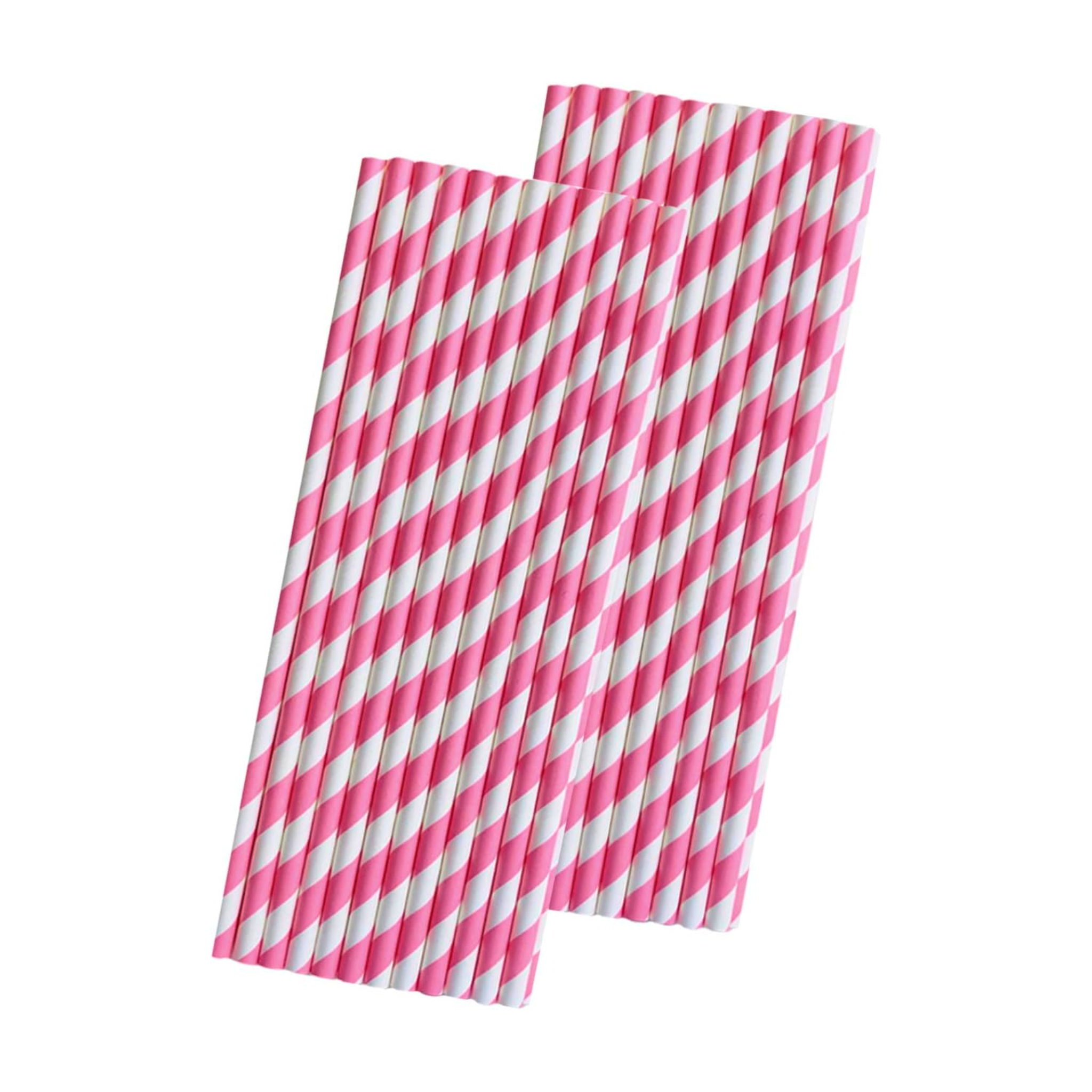 Flamingo Themed Birthday Party Paper Straws Set