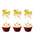 Load image into Gallery viewer, Carousel Shape Party Cake Toppers Set
