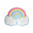 Load image into Gallery viewer, Rainbow Cloud Paper Plates Set
