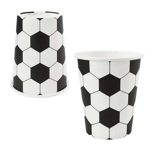 Football Theme Party Decorations Paper Cups Set